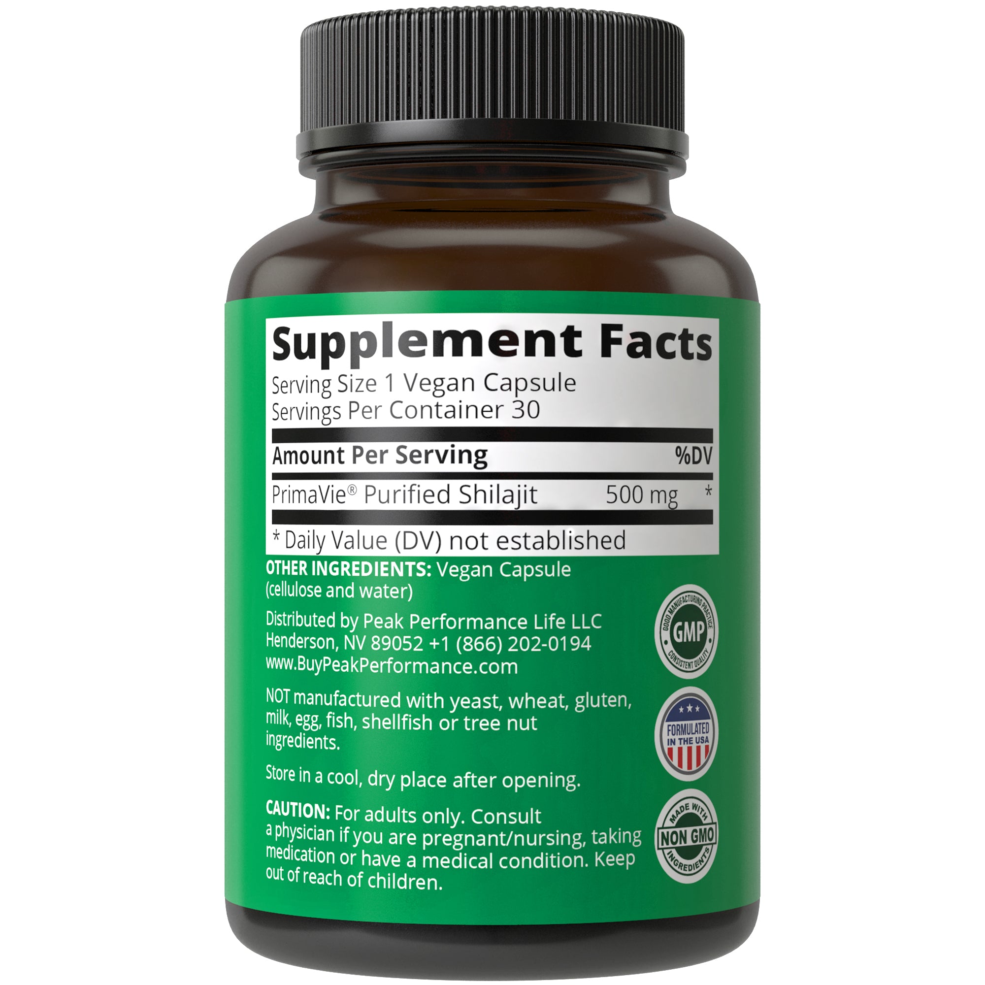 PrimaVie Purified Shilajit Capsules