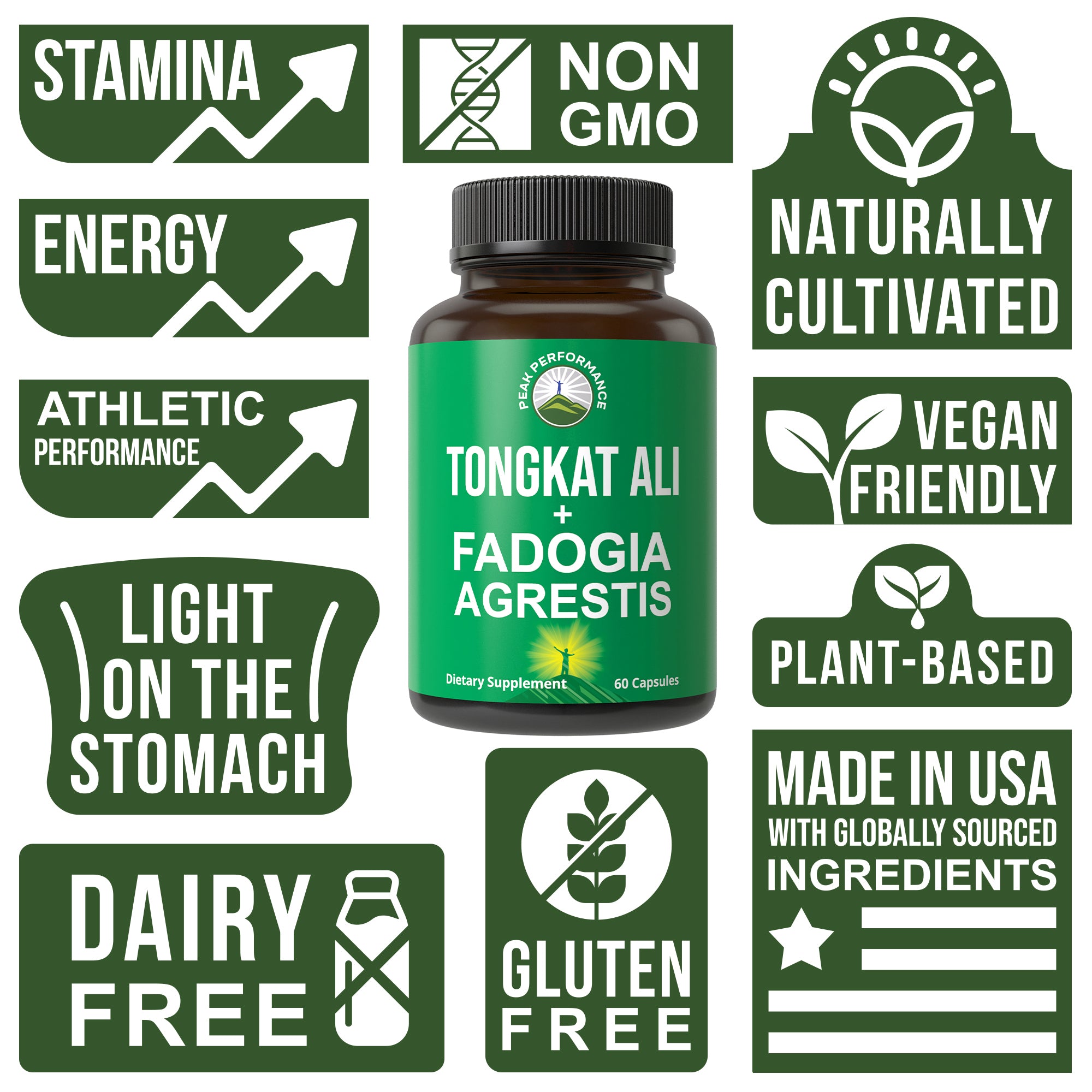 Tongkat Ali + Fadogia Agrestis Capsules