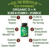 USDA Organic Vitamin D3 10000 IU + K2 MK-7 with Clinically Studied MenaQ7