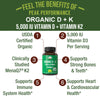 USDA Organic Vitamin D3 5000 IU + K2 MK-7 with Clinically Studied MenaQ7