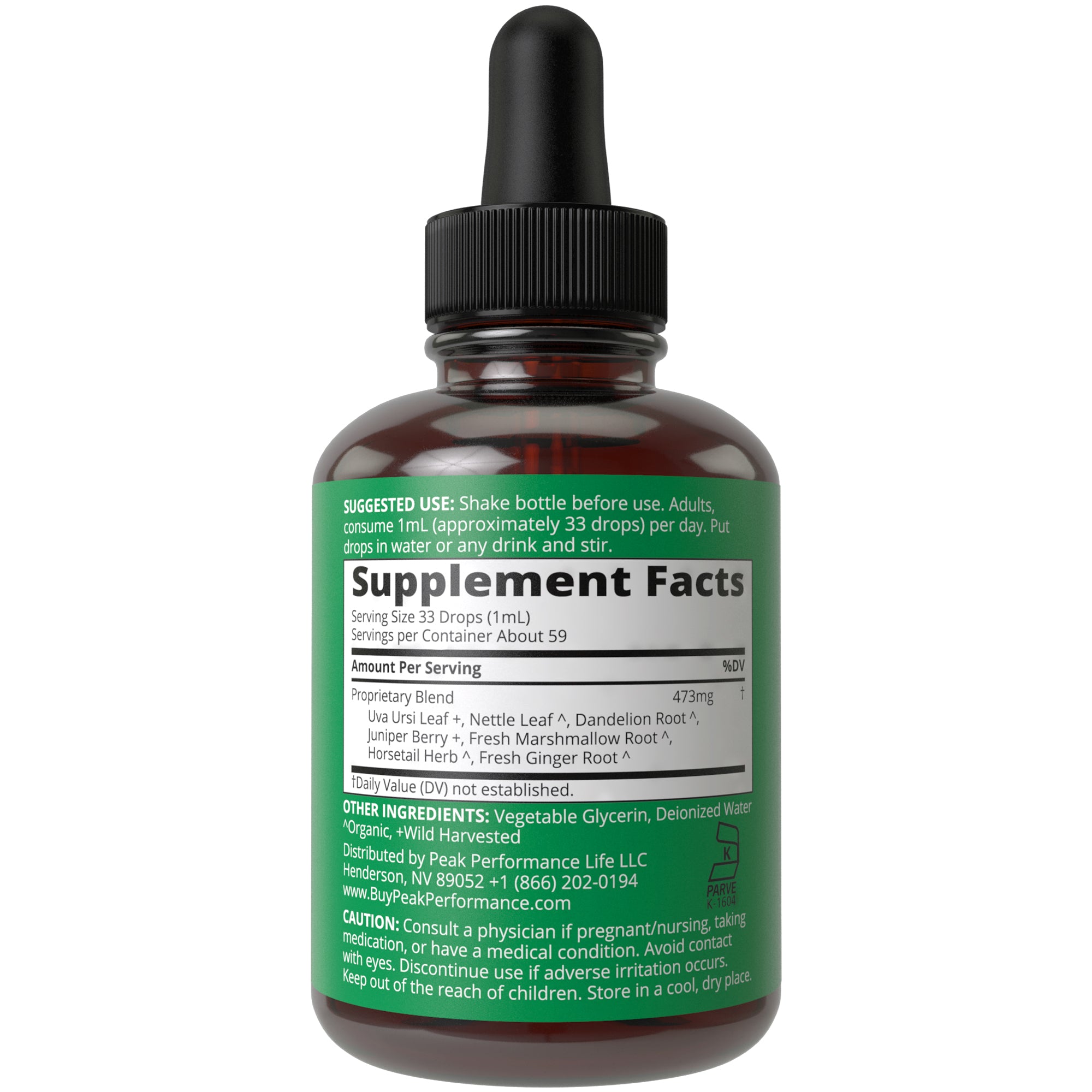 Liquid Urinary Tract (UT) Support Drops