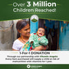Over 3 Million Children Reached. For every item you purchase, we will supply vitamins to a child at risk of malnutrition.