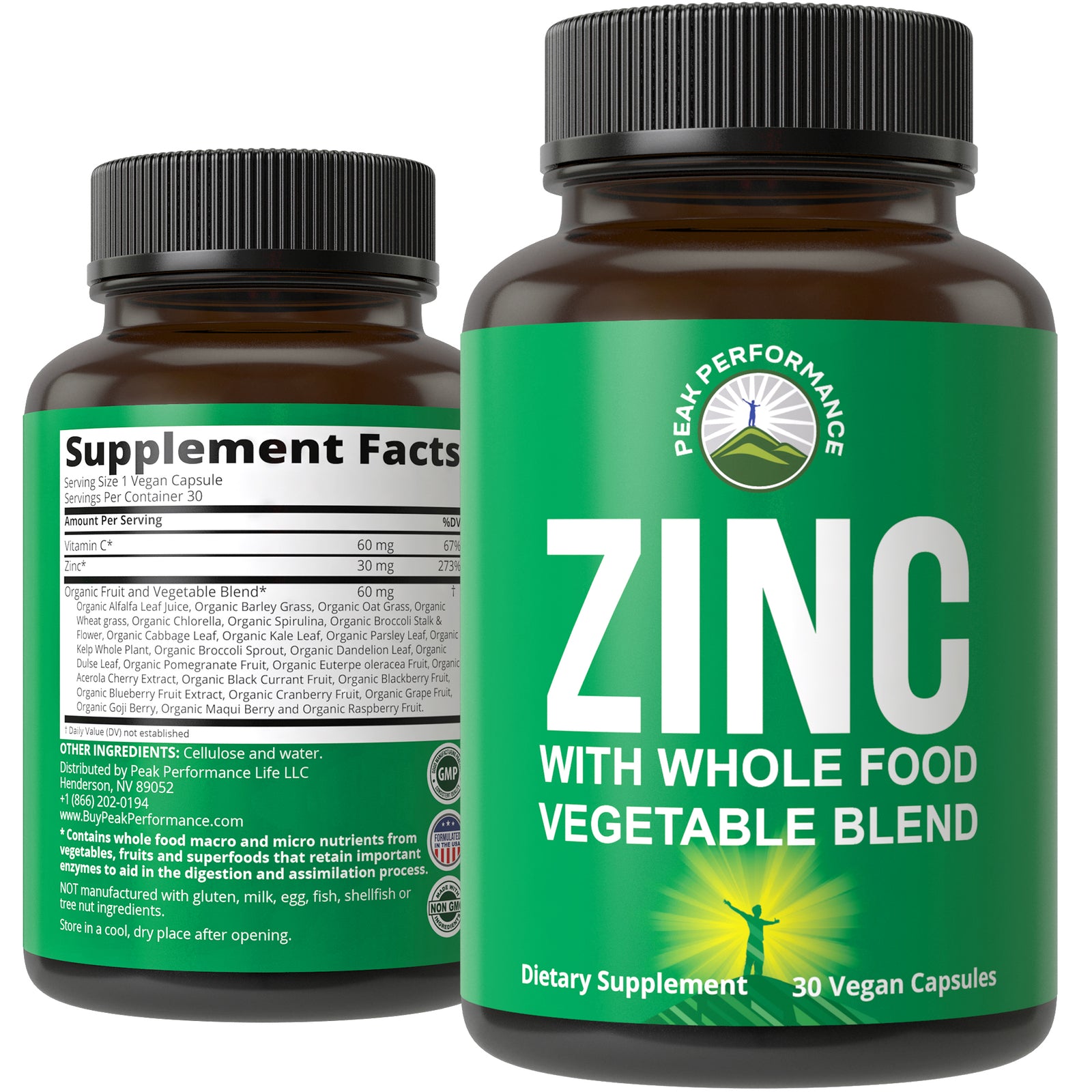 Raw Whole Food Zinc With Vitamin C