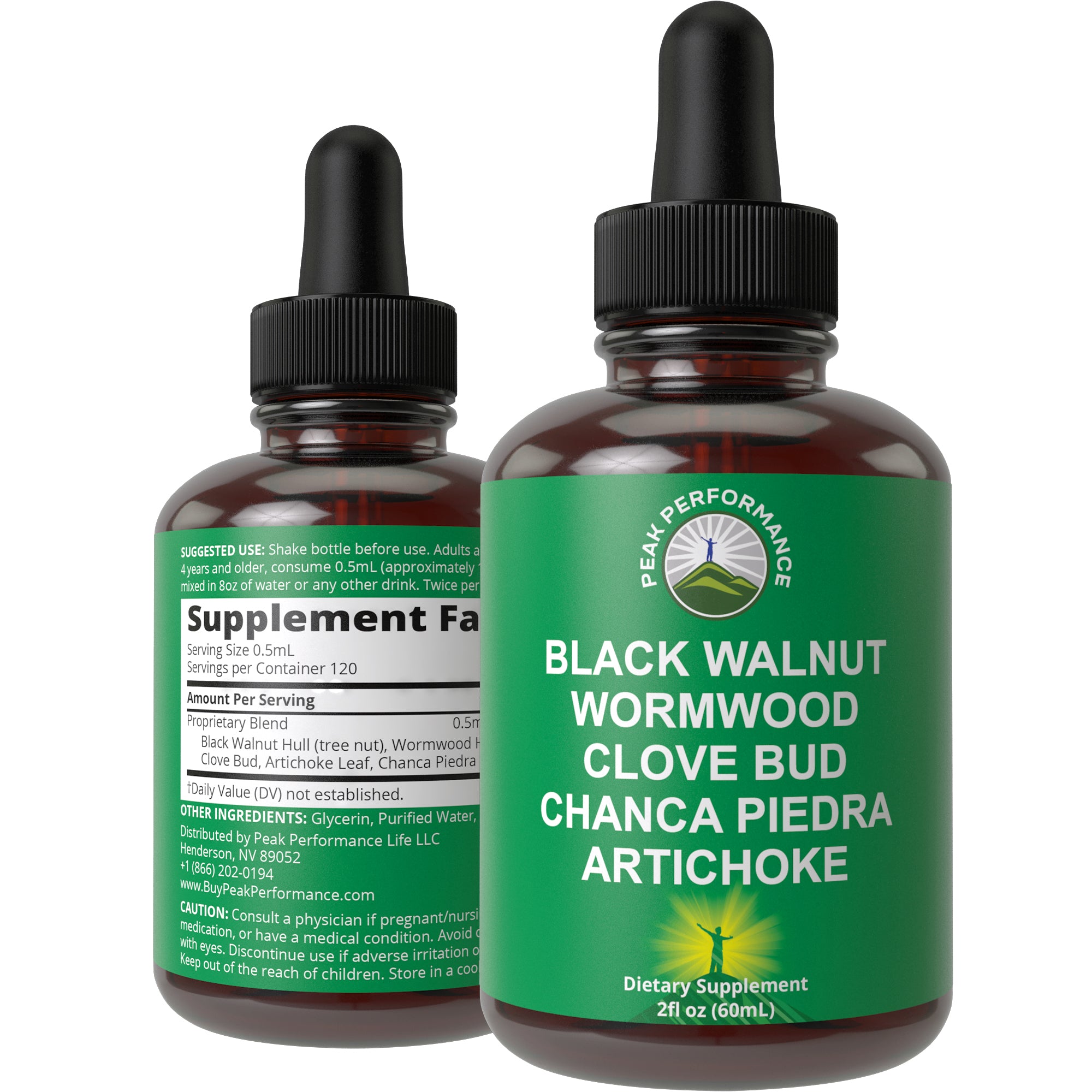 Wormwood Black Walnut Clove Cleanse & Detox Drops